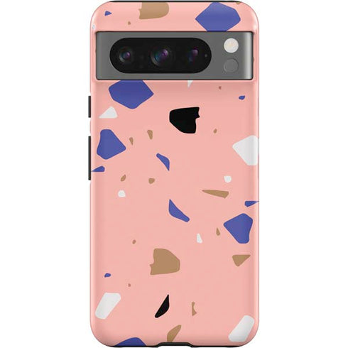 Pink Terrazzo Google Pixel 8 Pro Impact Case
